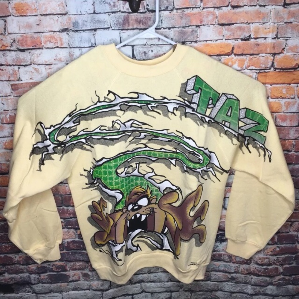 Looney Tunes Tasmanian Devil Taz Crewneck Vintage